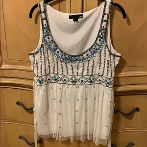 Blouse with a stone design